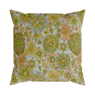 Lemon Lime Spritz Floral Pillow