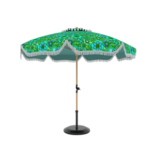 Best Outdoor Umbrellas | Groovy Green Umbrellas | Hazy Sunshine