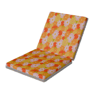 Peachy Picnic Floral Full Seat