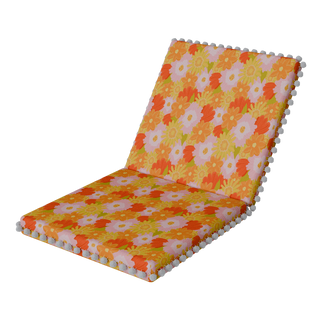Peachy Picnic Floral Full Seat