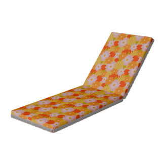 Peachy Picnic Floral The Chaise