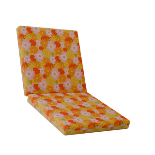 Peachy Picnic Floral Full Seat