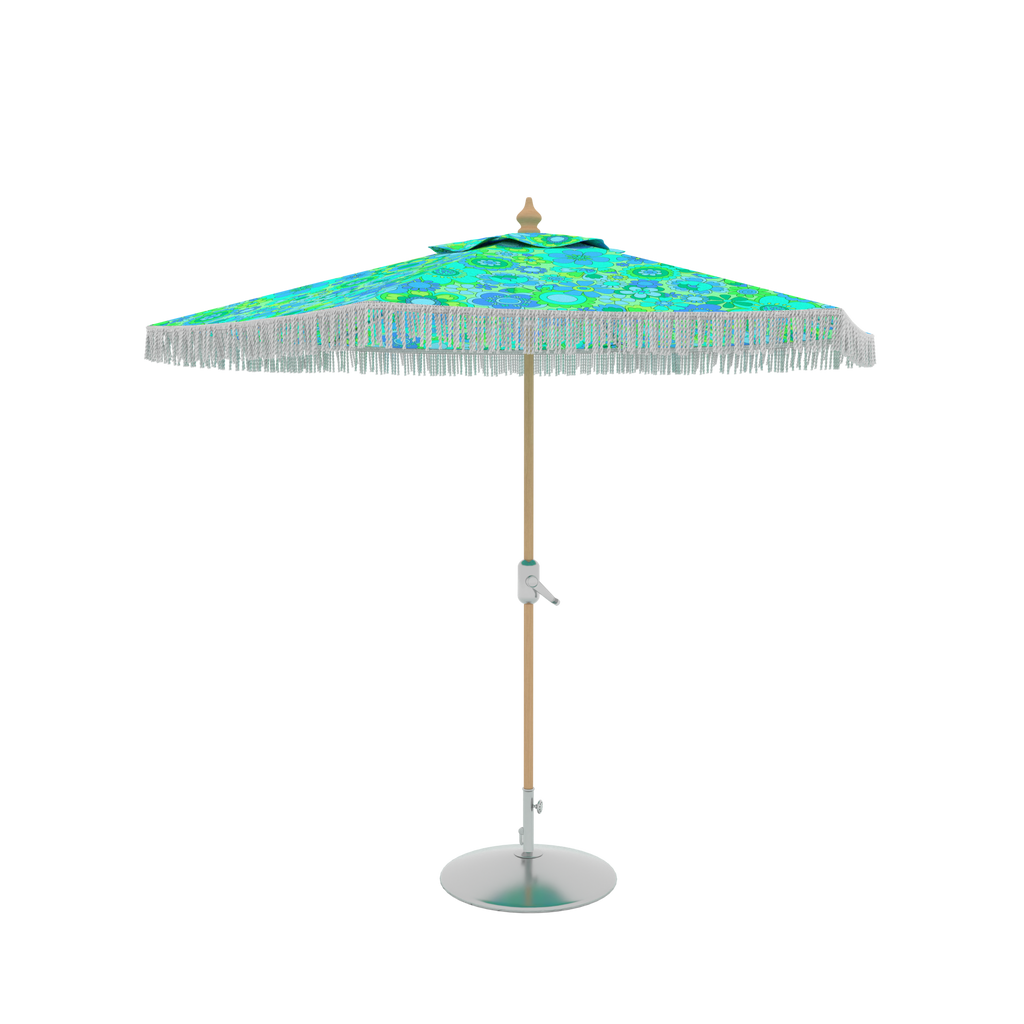 Patio Rain Umbrella | Custom Rain Umbrellas | Hazy Sunshine