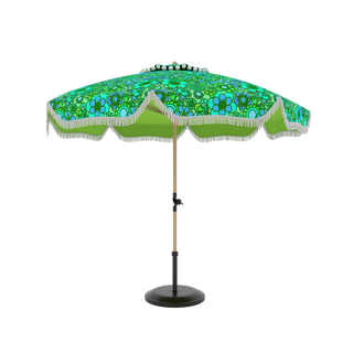 Best Outdoor Umbrellas | Groovy Green Umbrellas | Hazy Sunshine