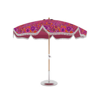 Pink Patio Umbrellas | Groovy Pink Umbrellas | Hazy Sunshine