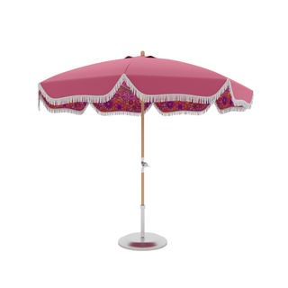 Pink Patio Umbrellas | Groovy Pink Umbrellas | Hazy Sunshine