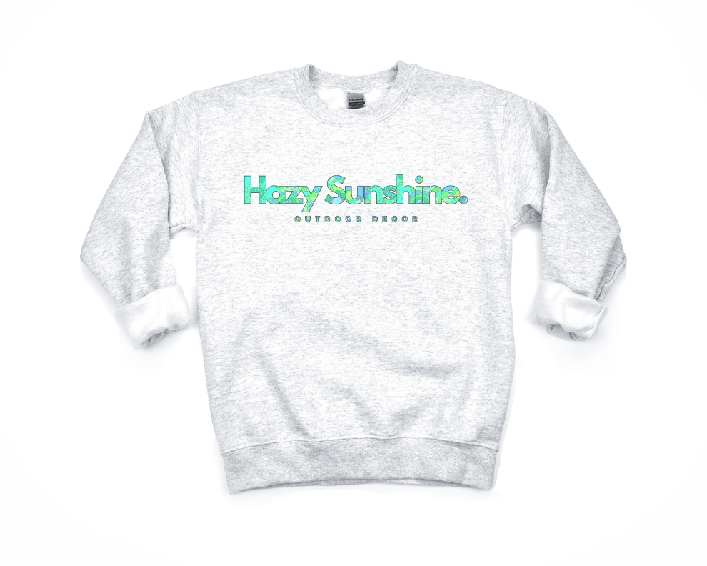 Green Print Sweatshirts | Long Sleeve Sweatshirts | Hazy Sunshine