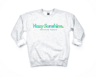 Green Print Sweatshirts | Long Sleeve Sweatshirts | Hazy Sunshine