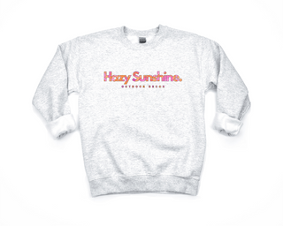 Hazy Sunshine Pink Print Sweatshirts | Hazy Sunshine