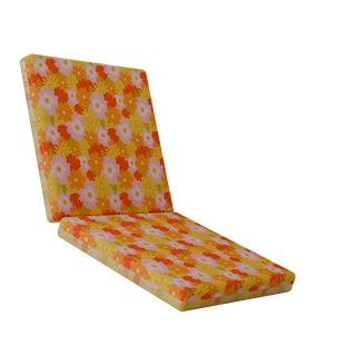 Peachy Picnic Floral Full Seat RetroRevolve