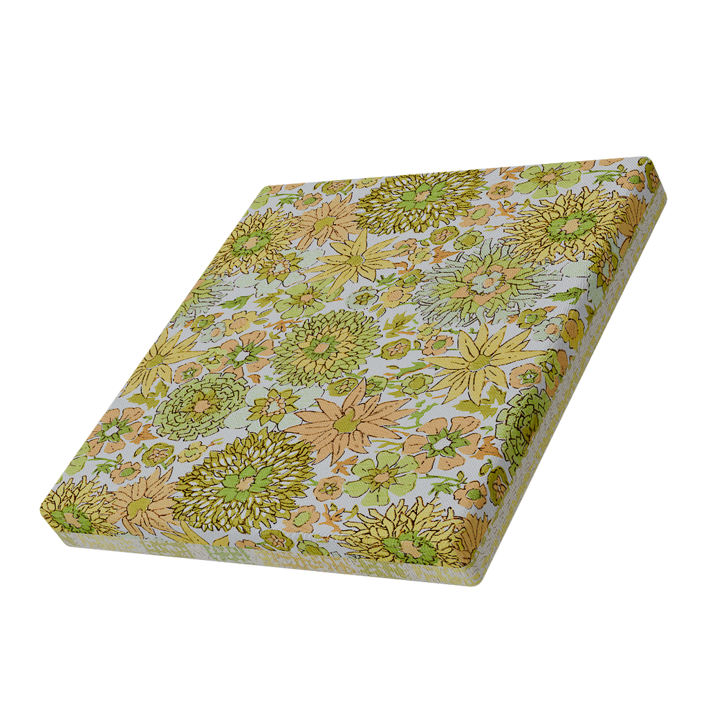 Lemon Lime Spritz Floral Seat RetroRevolve