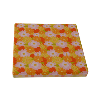 Peachy Picnic Floral Seat