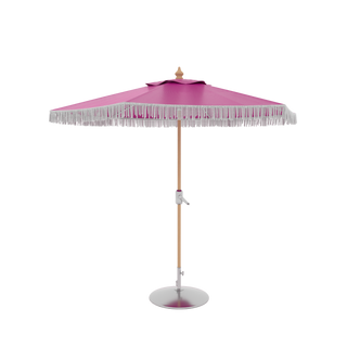 Hot Pink Patio Umbrella | Pink Shimmer Umbrella | Hazy Sunshine