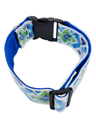 Vintage Blue Dog Collar | Blue Pet Collar | Hazy Sunshine