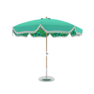 Green Outdoor Umbrellas | Forest Green Umbrella | Hazy Sunshine